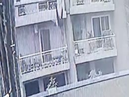 CCTV Shows Student Falling Off Ghaziabad Society Building; Murder Alleged CCTV Shows Student Falling Off Ghaziabad Society Building; Murder Alleged