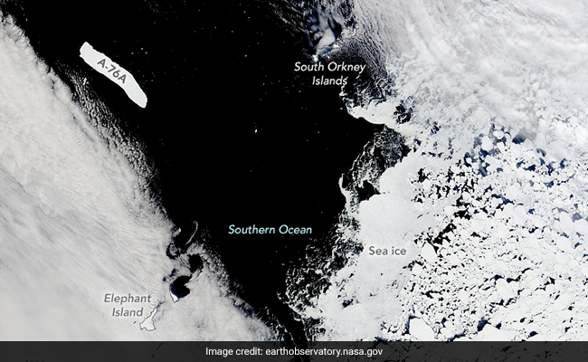 NASA Satellite Image Shows World's Largest Iceberg Heading To Its Doom