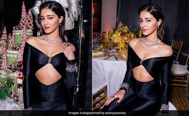 New York City, You Won't Be Able To Handle How Fierce Ananya Panday Looks In A Black Jumpsuit With A Midriff Cutout
