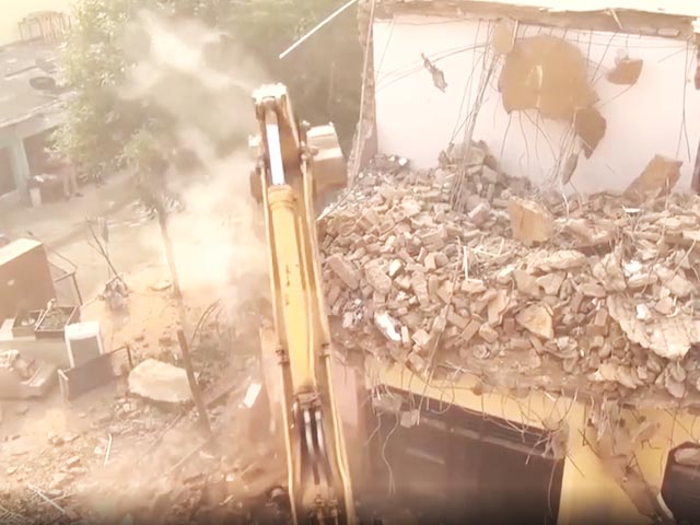Gurugram Gangster's Illegal Property Demolished: Cops