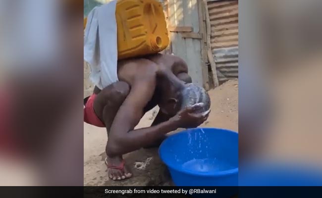 Video Showing Man's Unique Technique To Wash Hair Surprises Internet