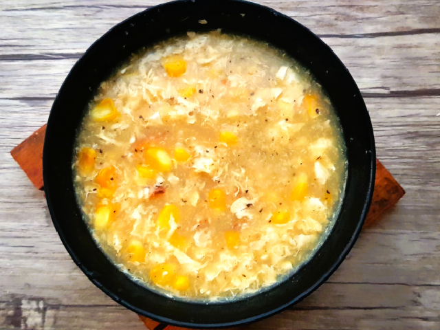 Chicken Sweet Corn Soup Recipe | How To Make Chicken Sweet Corn Soup