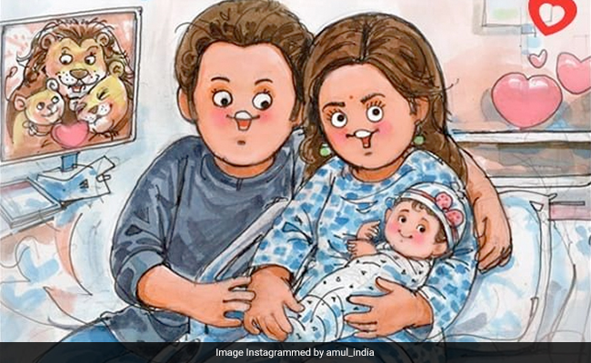 For Alia Bhatt, Ranbir Kapoor And Their Baby Girl, An Utterly Adorable Greeting From Amul