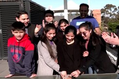 Fans Celebrate Virat Kohli's Birthday In Melbourne Fans Celebrate Virat Kohli's Birthday In Melbourne