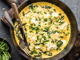 Iron-Rich Breakfast: How To Make Spinach Omelette In 10 Min