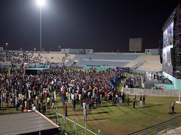 In Stadium They Built, Migrant Workers Watch World Cup's Opening Match In Stadium They Built, Migrant Workers Watch World Cup's Opening Match