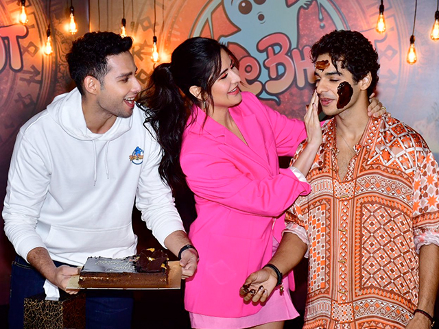 How Katrina Kaif And Siddhant Chaturvedi Celebrated Their <i>Phone Bhoot</i> Co-Star Ishaan Khatter's Birthday