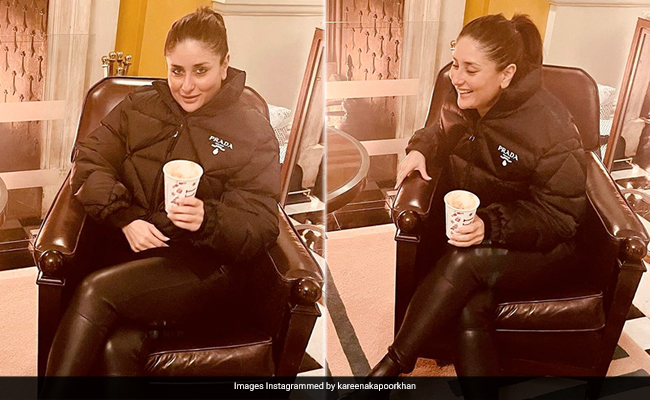 It's Not Winter Yet But Kareena Kapoor Is Already Looking Fine In A Prada Jacket By The Fireplace