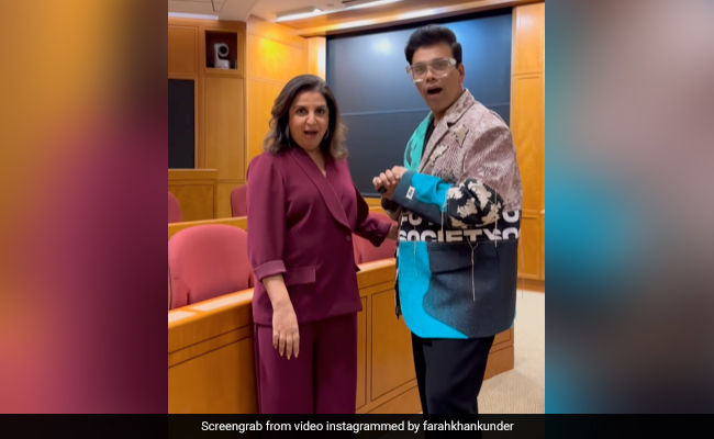 Couture, Karan Johar-splained. Don't Miss Farah Khan's ROFL Reaction