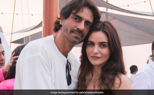 Inside Arjun Rampal's 50th Birthday Party On A Yacht With Girlfriend Gabriella And Son Arik