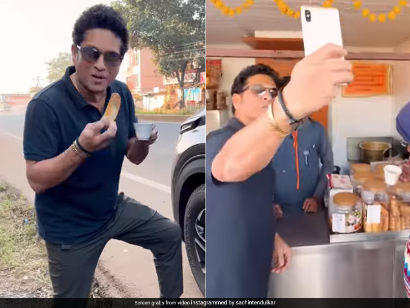 Viral Video: Sachin Tendulkar Takes "Chai Break" On A Road Trip, Internet Praises "Humbleness"