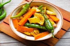 Instant Mixed Veg Pickle Recipe | How To Make Instant Mixed Veg Pickle Instant Mixed Veg Pickle Recipe | How To Make Instant Mixed Veg Pickle