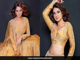 Jennifer Winget's Mustard <i>Lehenga</i> Can Make All Festive Dreams Come True Jennifer Winget's Mustard <i>Lehenga</i> Can Make All Festive Dreams Come True