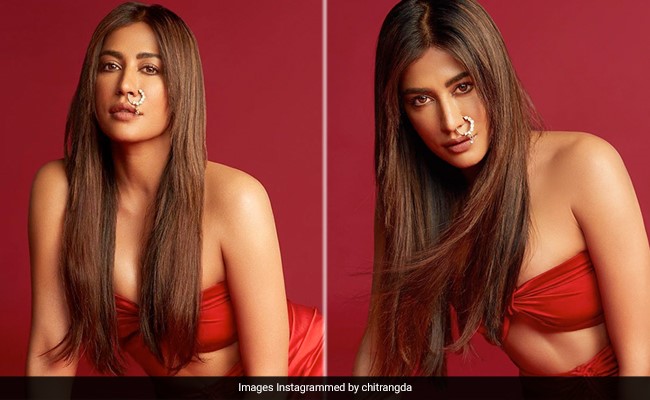 Chitrangda Singh's Co-Ord Set Looks Nothing Less Than "A Warm Red Autumn"