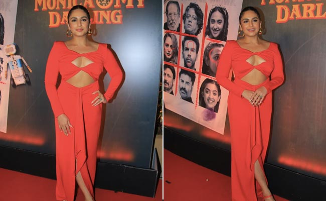 It May Be The Mid-Week But Huma Qureshi Is Already Weekend Ready In A Fiery Red Cutout Dress
