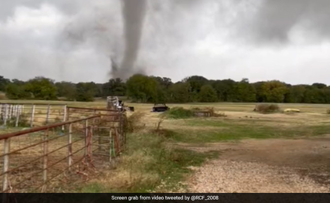 Terrifying Videos Show Tornadoes Ripping Apart Homes, Uprooting Trees In Texas And Oklahoma