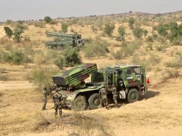 Watch: Army, Air Force Conduct Exercise 'Shatru Nash' in Rajasthan