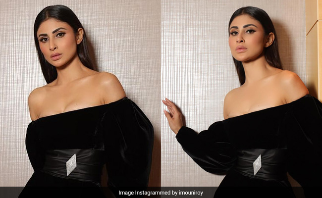 Mouni Roy In A Black Off-Shoulder Dress Can Never Be Underdressed