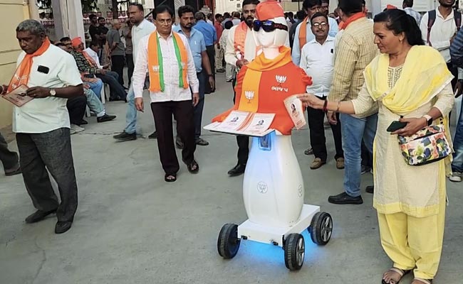 BJP Uses 'Digital Robot' In Gujarat Campaign Ahead Of Assembly Polls