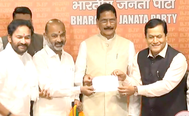 Telangana Congress Leader Marri Shashidhar Reddy Joins BJP