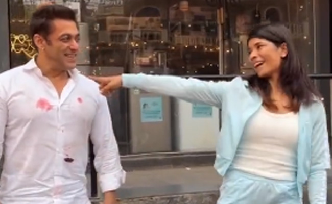 Trending: Salman Khan Dances To His Iconic Song With Boxer Nikhat Zareen