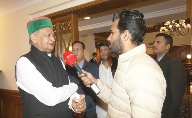 "AAP Played Big Role In Gujarat Loss": Poll In-Charge Ashok Gehlot To NDTV