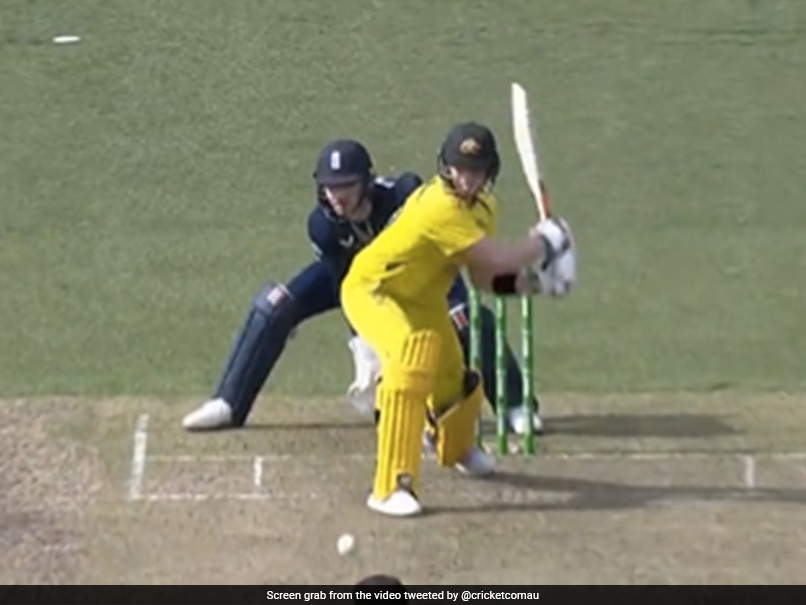 Watch: Steve Smith Tries "Something New" On Free Hit During Australia vs England 2nd ODI