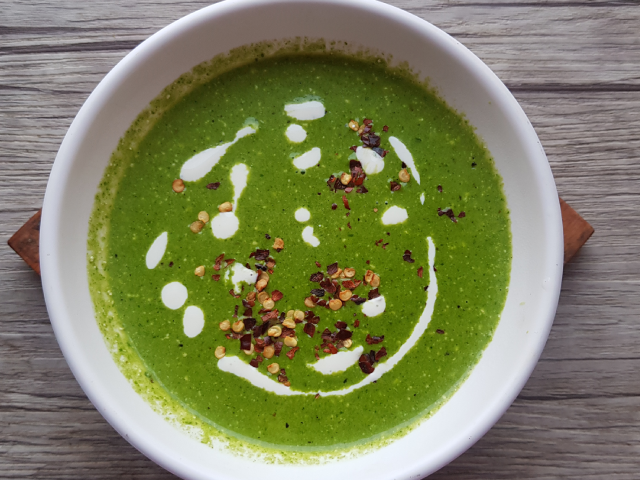 Creamy Palak Soup Recipe | How To Make Creamy Palak Soup