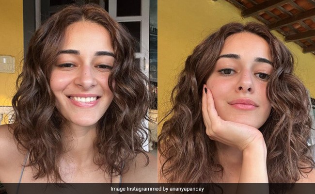 Natural Curls And Radiant Skin Make A Very Happy Ananya Panday