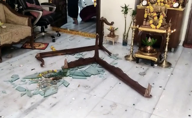 Video: KCR's Party Workers Attack BJP MP's Home Over Derogatory Comments