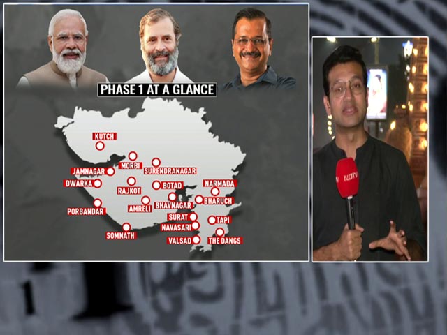 Campaigning Ends For Key Phase 1 Of Gujarat Elections