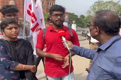Students Body Protests In Chennai Against Centre's Kasi Tamil Sangamam Programme Students Body Protests In Chennai Against Centre's Kasi Tamil Sangamam Programme