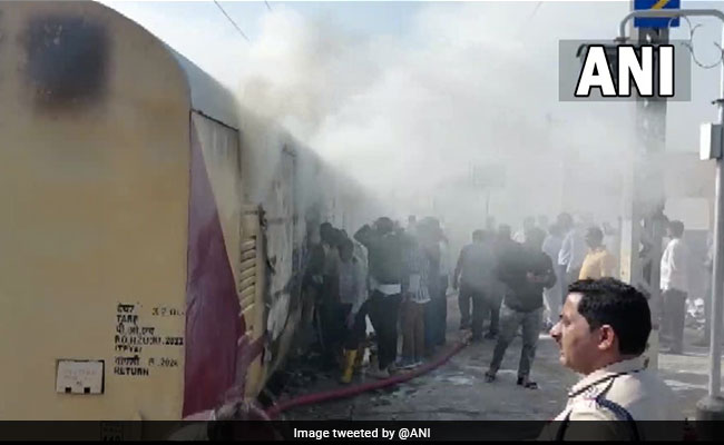 Mumbai-Bound Train Catches Fire, No Casualties, Services Delayed
