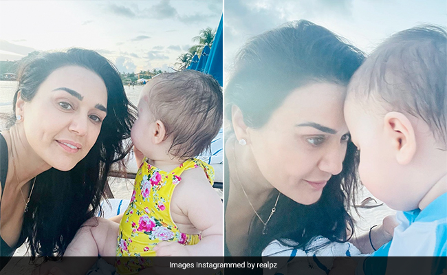 Preity Zinta's Adorable Posts For Kids Gia And Jai On Their 1st Birthday