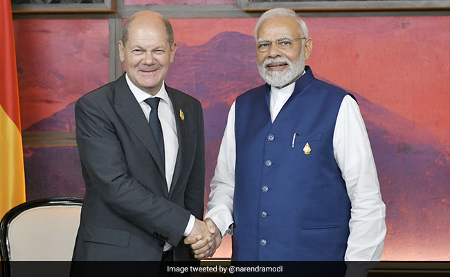 PM Modi Holds "Fruitful" Talks With German Chancellor Scholz In Indonesia
