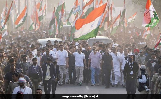 मणिपुर में कांग्रेस की 'भारत जोड़ो न्याय यात्रा' पर संकट! सरकार ने आयोजन स्थल के लिए अब तक नहीं दी अनुमति मणिपुर में कांग्रेस की 'भारत जोड़ो न्याय यात्रा' पर संकट! सरकार ने आयोजन स्थल के लिए अब तक नहीं दी अनुमति