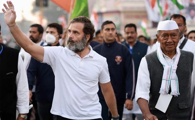 "Unstoppable": Congress Credits Rahul Gandhi's 'Yatra' For Karnataka Lead