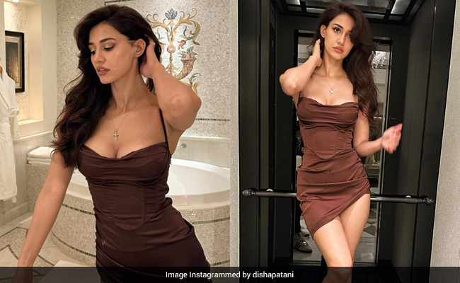 Disha Patani's Little Brown Dress Takes Lead In Her Collection Of Chic Bodycon Dresses