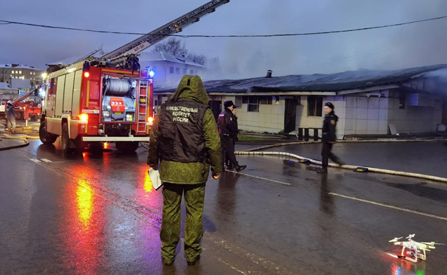 15 Killed, 250 Evacuated In Russian Cafe Fire: Report