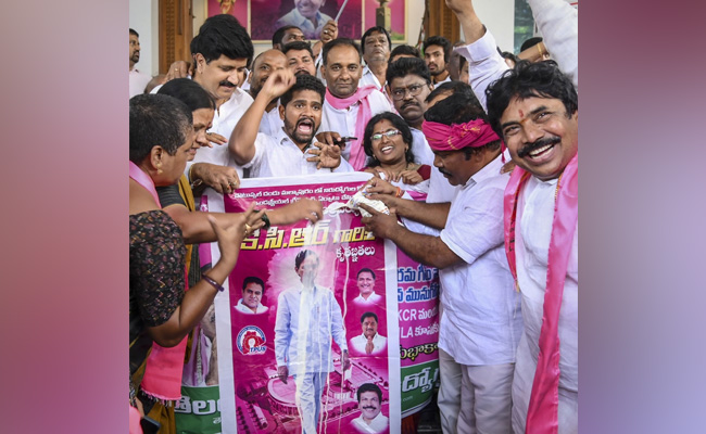 "KCR Funding Other States. No Party In India As Rich As TRS", BJP Alleges