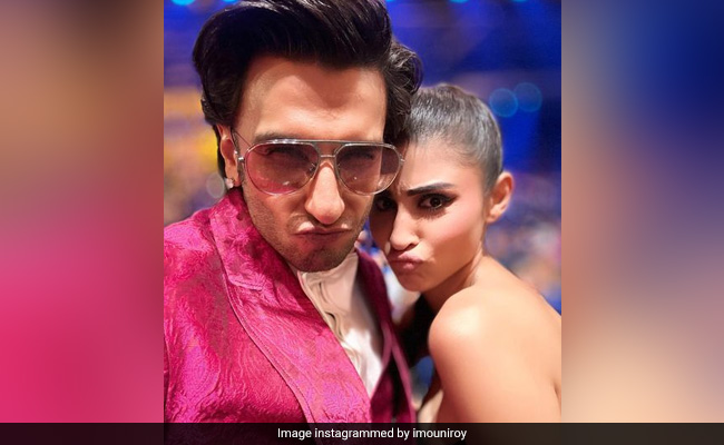 Mouni Roy With Her "Favourite" Ranveer Singh. See Pics