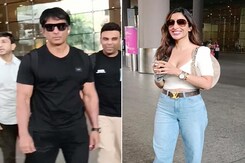 Airport Spotting: Sonu Sood, Sophie Choudry Pictured Airport Spotting: Sonu Sood, Sophie Choudry Pictured