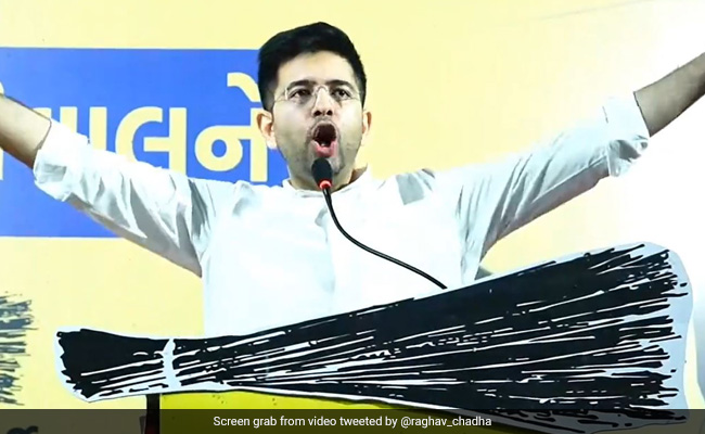 AAP's Raghav Chadha Plays On <i>Deewar's</i> Famous Dialogue In Swipe At BJP