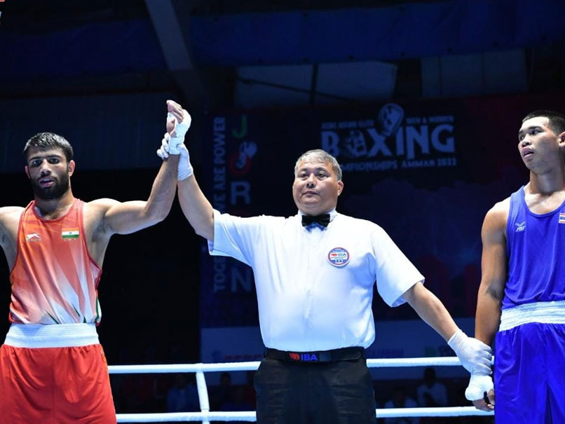 Sumit Punches His Way Into Semi-finals Of Asian Boxing Championships