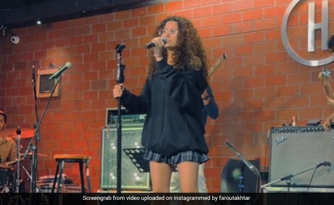 Farhan Akhtar Shares Clip Of Daughter Akira Singing On Stage: "You've Come A Long Way"
