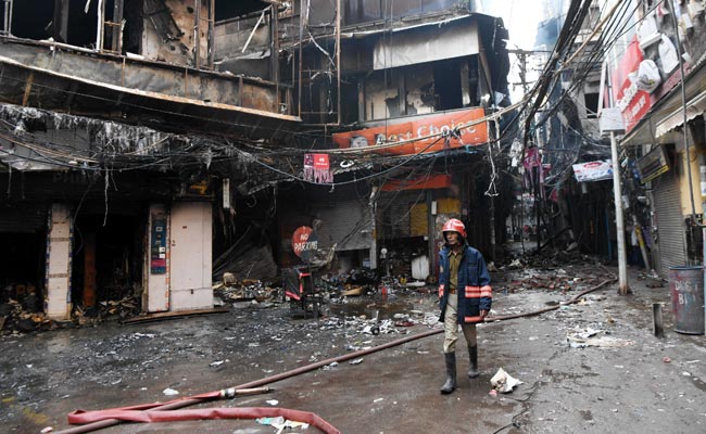 Fire In Delhi's Electronics Mega Market Still Not Under Control, 24 Hours And Counting
