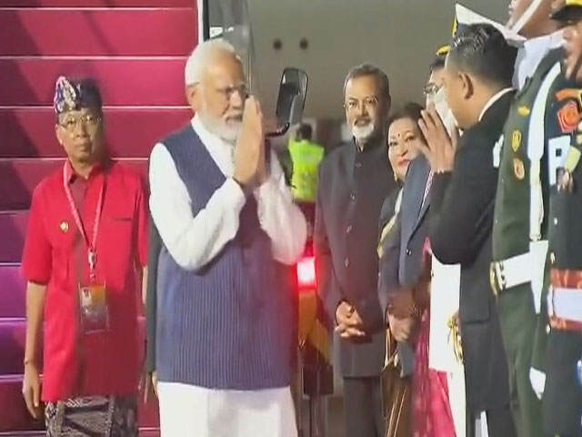PM Modi Arrives In Bali For G20 Summit