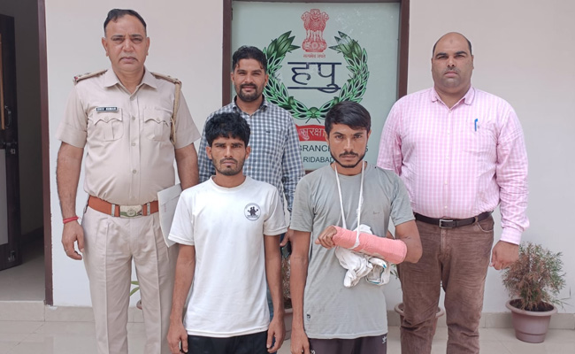 जमीन के विवाद में चाचा ही हत्या करने वाले दो भतीजों को फरीदाबाद पुलिस ने किया गिरफ्तार