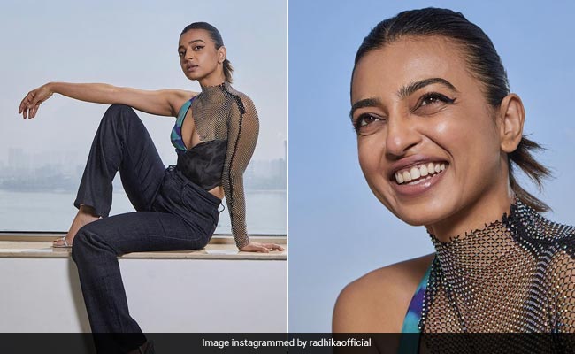 Radhika Apte's Eclectic Mesh Swimsuit Can Be Worn With Jeans, Clearly