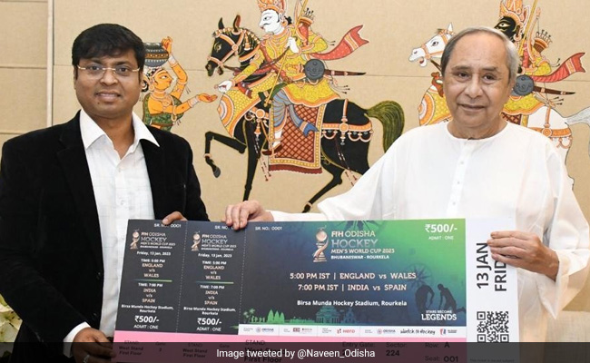 Hockey World Cup: ओडिशा CM ने 500 रुपए में खरीदा पुरुष वर्ल्ड कप 2023 का पहला टिकट-Video